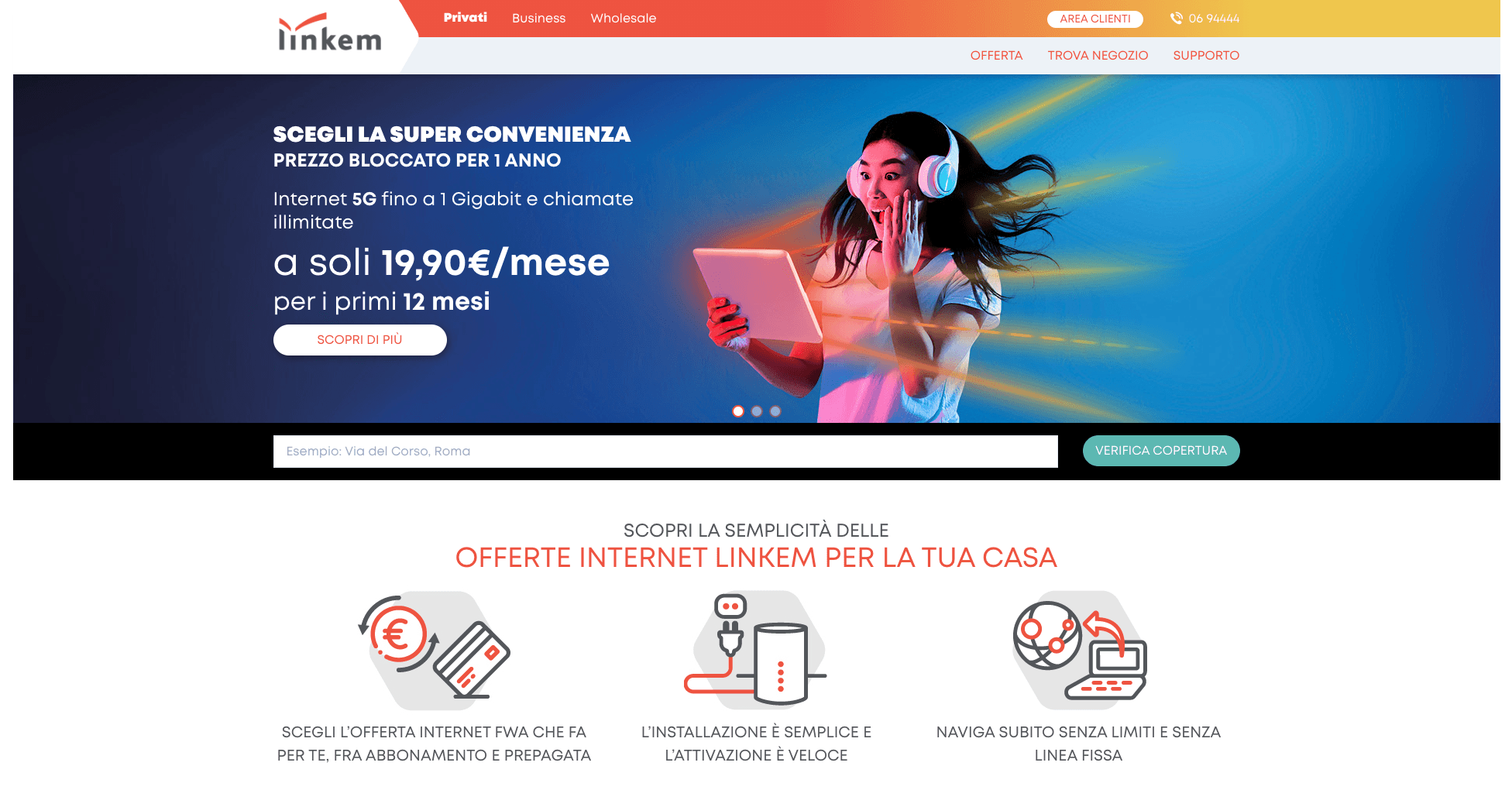 Sistemi interni per provisioning e reportistica